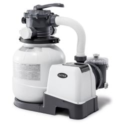 Бассейн каркасный (732х366х132см)+пес насос-фильтр с хлорг, лестн., тент, подстилка  1шт/упак 26368 - фото 6