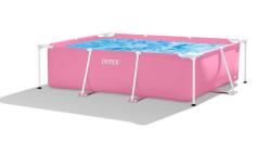 Бассейн каркасный прямоугольный розовый (220х150х60см) 1 шт/упак 28266 - фото 4